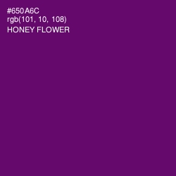 #650A6C - Honey Flower Color Image