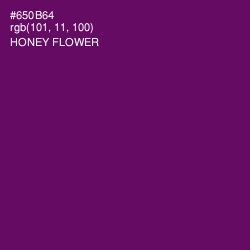 #650B64 - Honey Flower Color Image