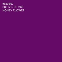 #650B67 - Honey Flower Color Image