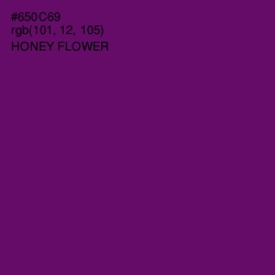 #650C69 - Honey Flower Color Image