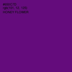 #650C7D - Honey Flower Color Image