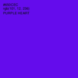 #650CEC - Purple Heart Color Image