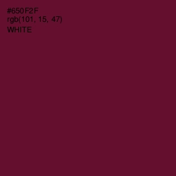 #650F2F - Black Rose Color Image