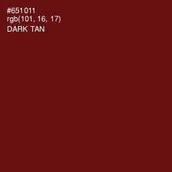 #651011 - Dark Tan Color Image