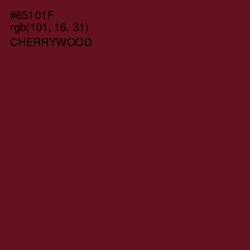 #65101F - Cherrywood Color Image