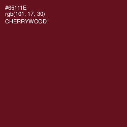 #65111E - Cherrywood Color Image