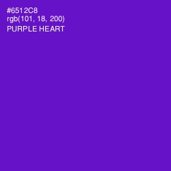 #6512C8 - Purple Heart Color Image