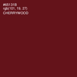 #65131B - Cherrywood Color Image
