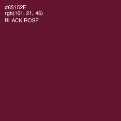 #65152E - Black Rose Color Image