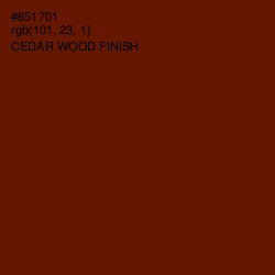 #651701 - Cedar Wood Finish Color Image