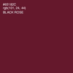 #65182C - Black Rose Color Image