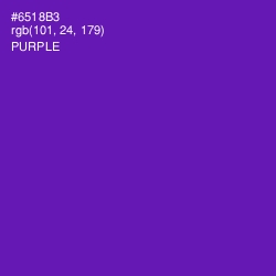 #6518B3 - Purple Color Image