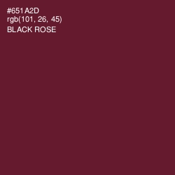 #651A2D - Black Rose Color Image