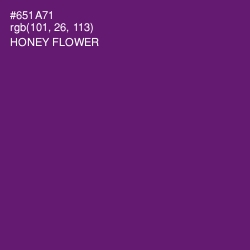 #651A71 - Honey Flower Color Image