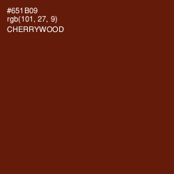 #651B09 - Cherrywood Color Image