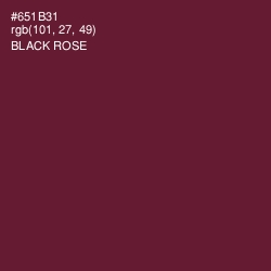 #651B31 - Black Rose Color Image