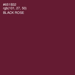 #651B32 - Black Rose Color Image