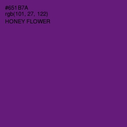 #651B7A - Honey Flower Color Image