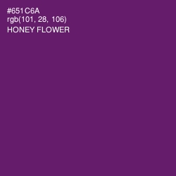 #651C6A - Honey Flower Color Image
