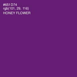 #651D74 - Honey Flower Color Image