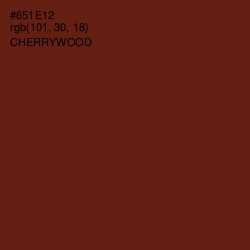 #651E12 - Cherrywood Color Image