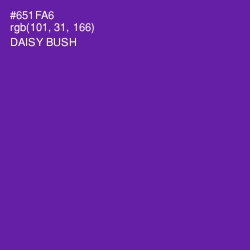 #651FA6 - Daisy Bush Color Image