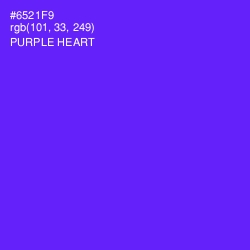 #6521F9 - Purple Heart Color Image