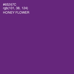 #65267C - Honey Flower Color Image