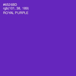 #6526BD - Royal Purple Color Image