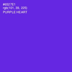 #6527E1 - Purple Heart Color Image