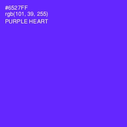 #6527FF - Purple Heart Color Image