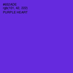 #652ADE - Purple Heart Color Image