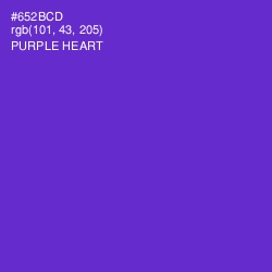 #652BCD - Purple Heart Color Image
