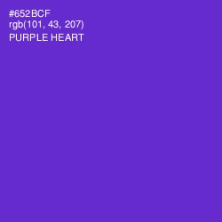 #652BCF - Purple Heart Color Image