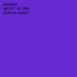 #652BD0 - Purple Heart Color Image