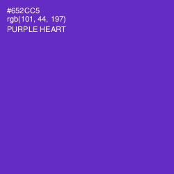 #652CC5 - Purple Heart Color Image