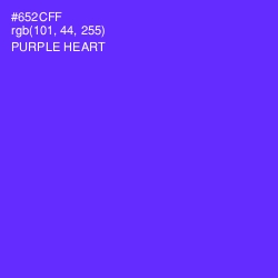 #652CFF - Purple Heart Color Image