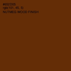 #652D05 - Nutmeg Wood Finish Color Image