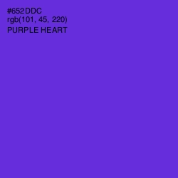 #652DDC - Purple Heart Color Image