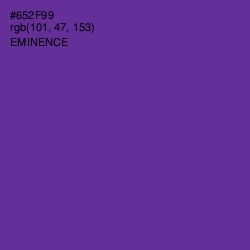 #652F99 - Eminence Color Image