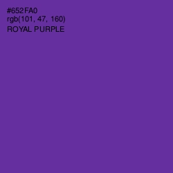#652FA0 - Royal Purple Color Image