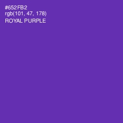#652FB2 - Royal Purple Color Image