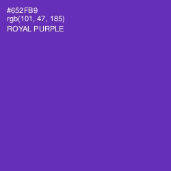 #652FB9 - Royal Purple Color Image