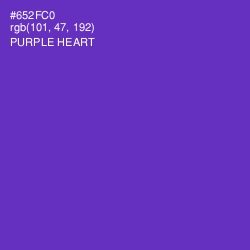#652FC0 - Purple Heart Color Image