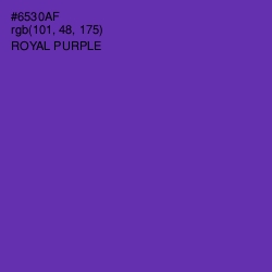 #6530AF - Royal Purple Color Image