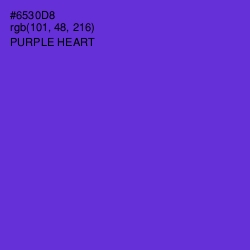 #6530D8 - Purple Heart Color Image