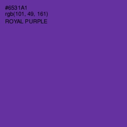 #6531A1 - Royal Purple Color Image