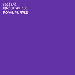 #6531A6 - Royal Purple Color Image