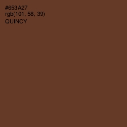 #653A27 - Quincy Color Image