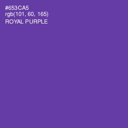 #653CA5 - Royal Purple Color Image